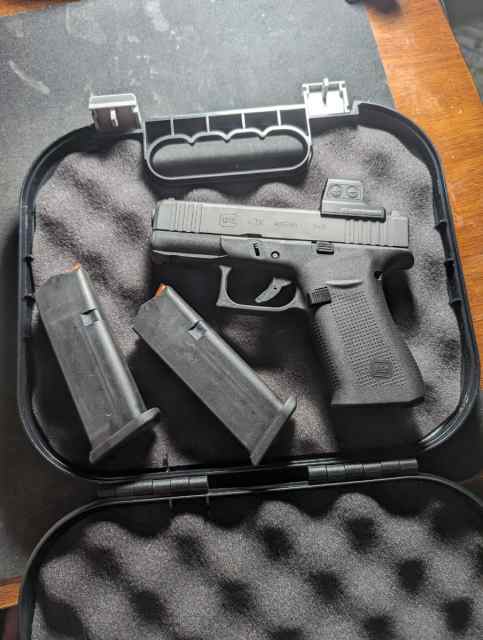 Glock 43X mos with Holosun EPS carry and Holster