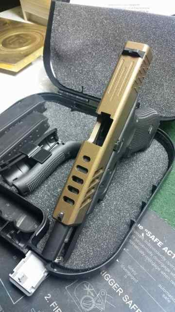 Glock .357 sig w/cerakote and ported barrel 